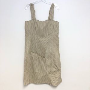 Lilith Large Stripe Dress Lagenlook Asymmetric